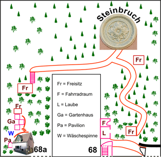 Grundriss des Grundstückes - zum Vergrößern bitte anklicken!